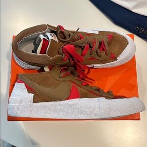 Nike Blazer Low x sacai British Tan 2021 - Size 12